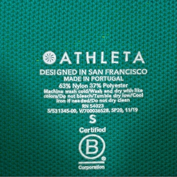 Athleta S Turbo Seamless Sweatshirt Neon 531345 - Picture 7 of 9